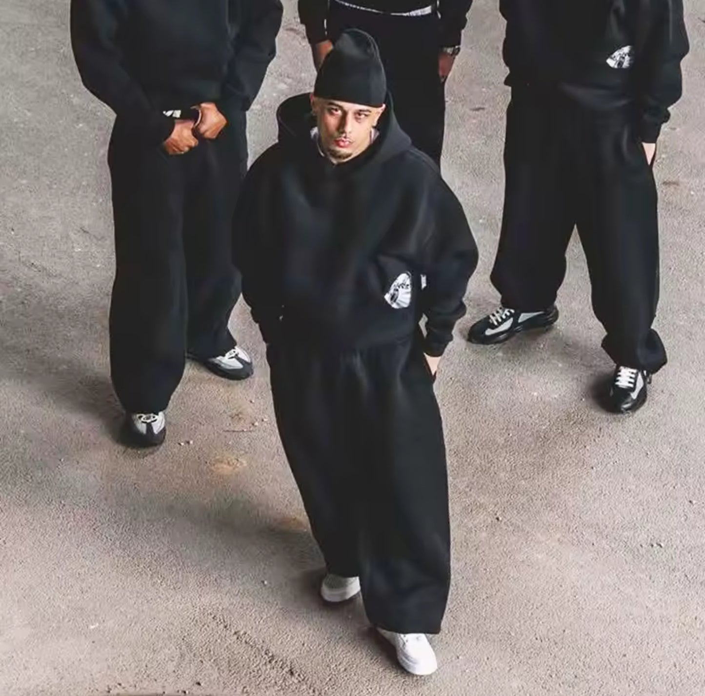 Tracksuit set „CD” Black/Grey