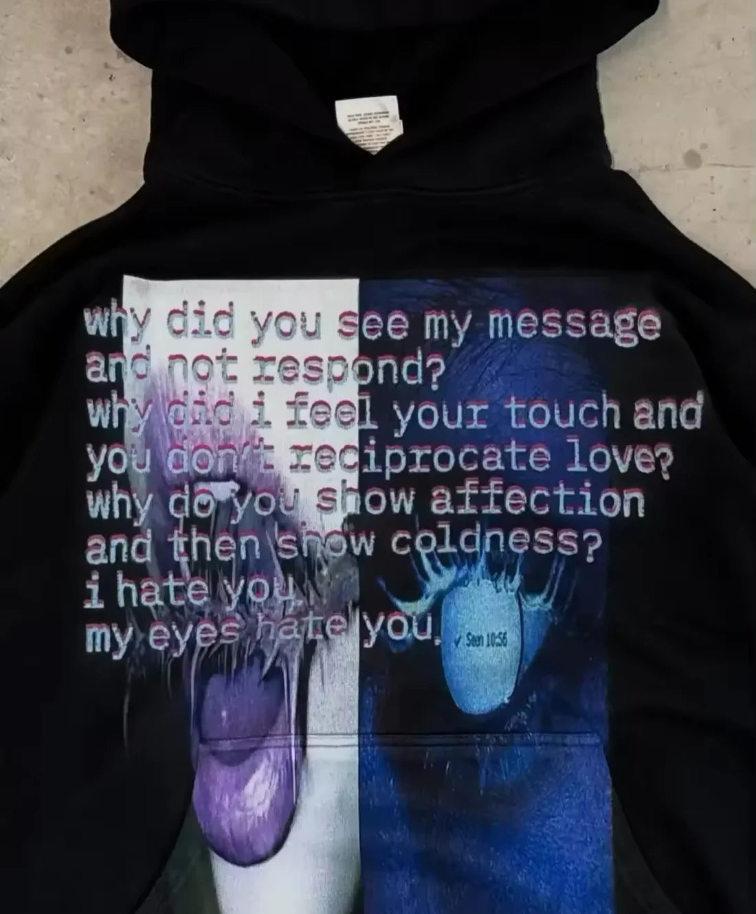 Hoodie „soaked”