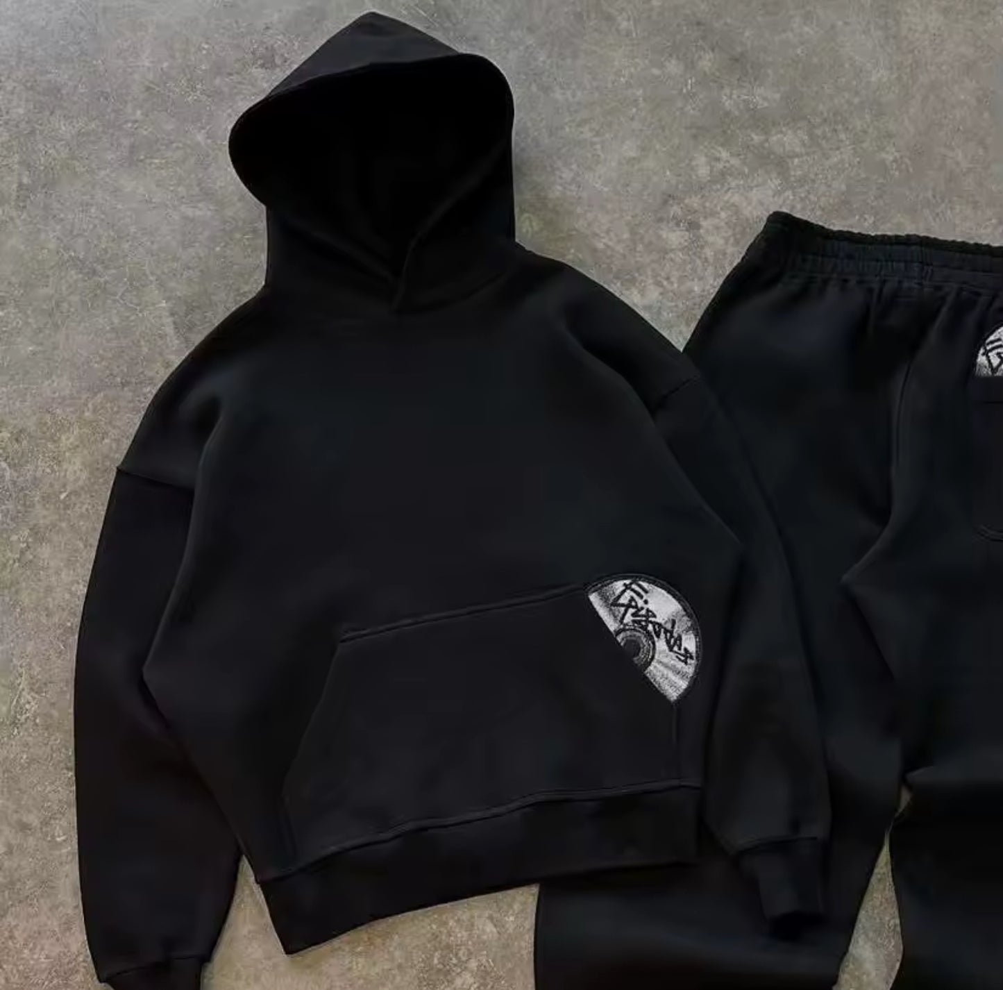 Tracksuit set „CD” Black/Grey