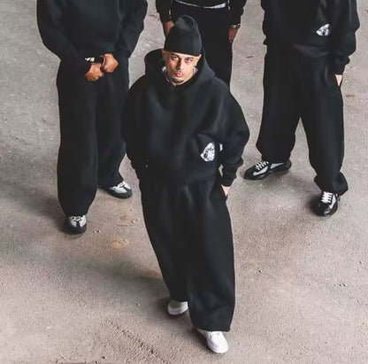 Tracksuit set „CD” Black/Grey
