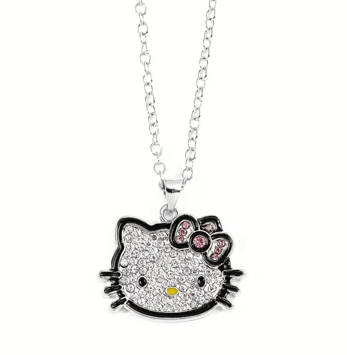 Hello Kitty-Halskette aus Silber