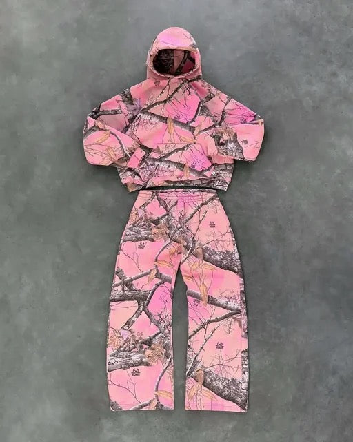 Tracksuit hoodie/Pants set „Three”