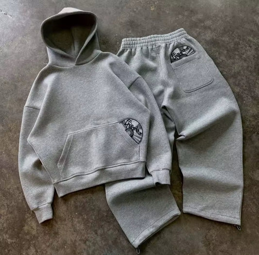 Tracksuit set „CD” Black/Grey